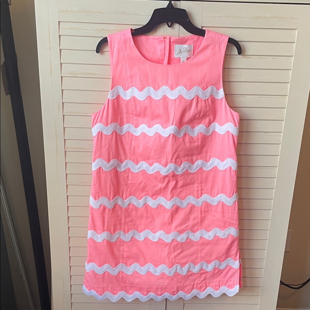 Lilly Pulitzer Kerra Shift Romper Sorbet Pink NWT